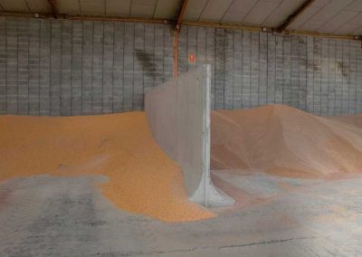 Muros separadores de hormigón: Uso de arena
